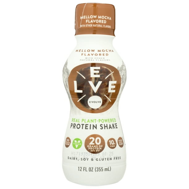 Evolve Plant Based Protein Shake, Mellow Mocha, 12 Fl Oz