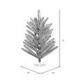 thumbnail image 4 of Vickerman K196330 3 ft. x 31 in. Vintage Aluminum Artificial Christmas Tree with 39 PVC Branches, 4 of 9