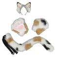 thumbnail image 4 of MERIGLARE Cat Ears Tail and Paws Animal Ears for Graduation Ceremony Role Playing Prom B, 4 of 8