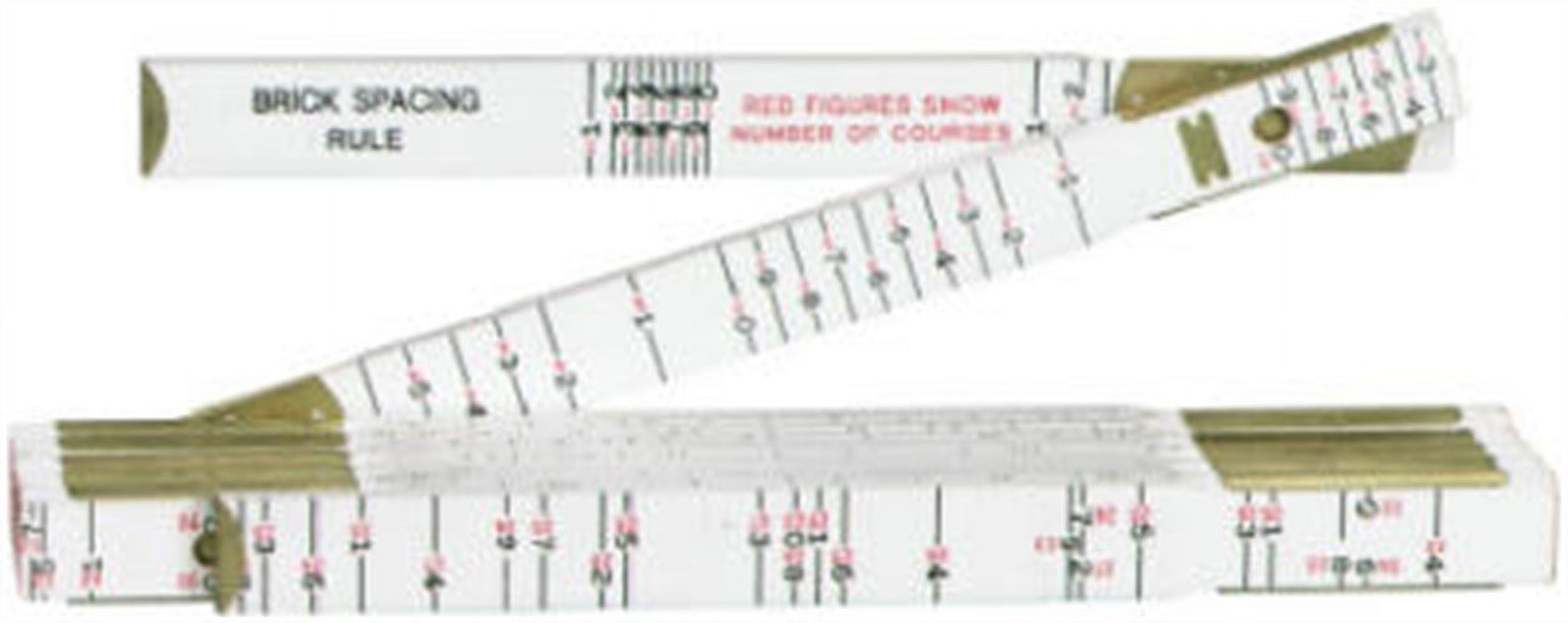 Apex Tools 636LLN 6 ft. Masons Wooden Ruler