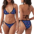 thumbnail image 3 of Balery Jellyfish colorful Pijama Estampado Bikini de Dos Piezas para Mujer - Conjunto de Bikini Ajustable Sexy y Cómodo para Playa, 3 of 6