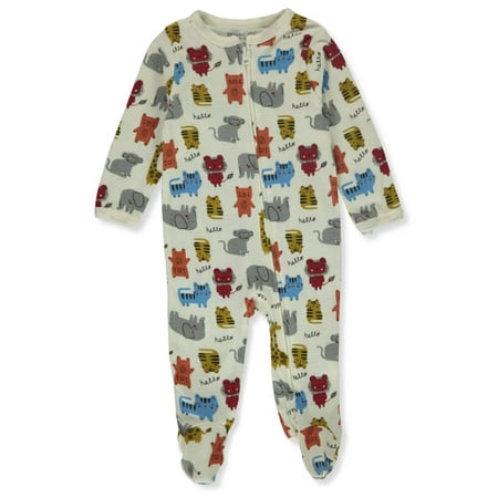 

Emporio Baby Baby Boys Animal Friends Footed Coveralls - natural 6 - 9 months (Newborn)
