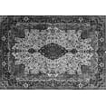 thumbnail image 1 of Ahgly Company Indoor Rectangle Medallion Gray Traditional Area Rugs, 2' x 4', 1 of 1