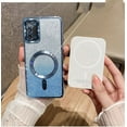 thumbnail image 3 of Galaxy Note 10+Plus Case Magnetic Glitter [Support Magsafe Charger] Anti-Scratch Shockproof Luxury Plated Clear Full Camera Protection Phone Cover Case for Samsung Galaxy Note 10 Plus-Blue, 3 of 13