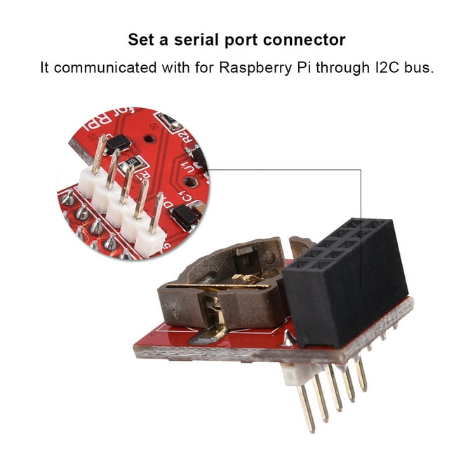 Módulo RTC de placa DS1307 Módulo de reloj en tiempo real de alta precisión para Raspberry Pi 3/2 Modelo B