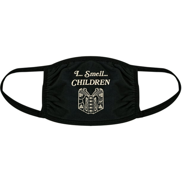Crazy Dog TShirts I Smell Children Face Mask Funny Halloween Hocus