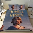 thumbnail image 1 of El Rey de Reyes Conjunto de sábanas temático, trío de piezas, cómodo y amigable con la piel, diseño único, regalo de decoración para el hogar para familiares, amigos y fans,173cm *218cm, 1 of 6