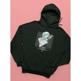 thumbnail image 3 of Abstract Woman Statue Techno Hoodie Women -Image by Shutterstock, Female x-Large, 3 of 4