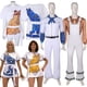 thumbnail image 2 of Disfraz de ABBA para mujer y hombre, disfraz de ABBA, disfraz de gato Anni-Frid Agnetha, disfraz de fantasía de los años 70 para mujer, camisa vintage, traje de Halloween, 2 of 5