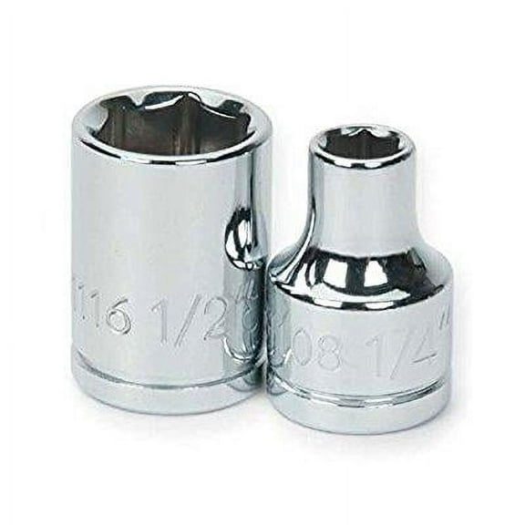 5.5mm x 3/8" Drive 6 Point Shallow Supertorque™ Socket, Chrome Finish. Not Suitable For Impact Use. Williams® USA # JHWBM-605.5