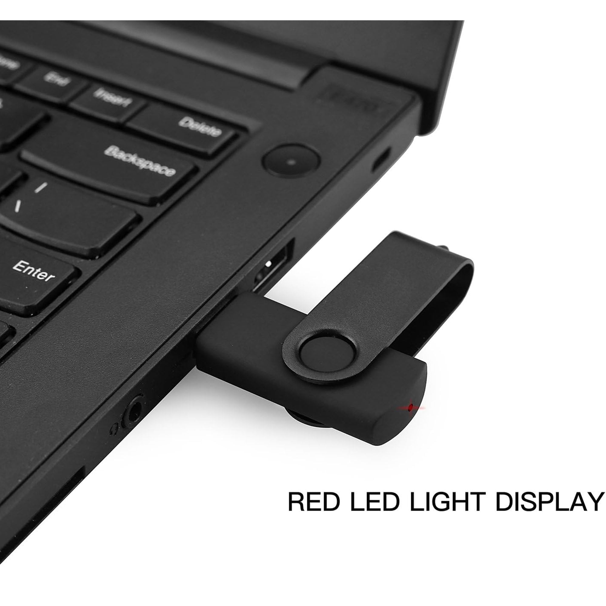 8GB USB Flash Drive Bulk Thumb Drives 50 Pack with Lanyards USB 2.0 Jump Drive 8GB Memory Sticks Zip Drive Pen Drive for Storage and Backup( BLACK 8GB*50PCS)