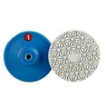 thumbnail image 4 of Almencla Roue Abrasive Tampons de Polissage de Pierre, Outil de Polissage de Pierre Polyvalent, Disques de Broyage de Marbre Robustes Disque de Ponçage 4 Pouces Étape 1, 4 of 8