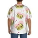 thumbnail image 3 of Balery Avocado Lovers Camisa Casual de Manga Corta con Botones para Hombre, Texturizada, Estilo Cubano, para Playa, Verano-Small, 3 of 5