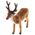 thumbnail image 2 of 1PC Christmas Reindeer Figurine Standing Deer Statue Sculpture Plastic Deer Ornament Miniature Toy Xmas Desktop Table Centerpiece Decorations, 2 of 8
