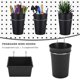 thumbnail image 4 of 6 Sets Pegboard Bins Pegboard Cups with Hooks, Pegboard Hooks Assortment, Hooks for Pegboard Cup Hol, 4 of 5
