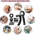 thumbnail image 5 of Handtrainer Fingertrainer, Griffkraft Trainer Trainingsset - 5er-pack, Verstellbarer Grip Trainer, F, 5 of 5