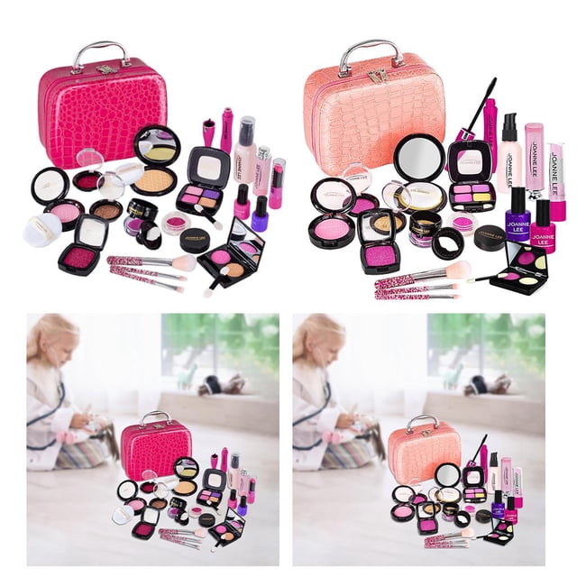 2 juegos de maquillaje lavable ños con bolsa de s Princess Dress Macarena Los niños fingen juguetes de disfraces
