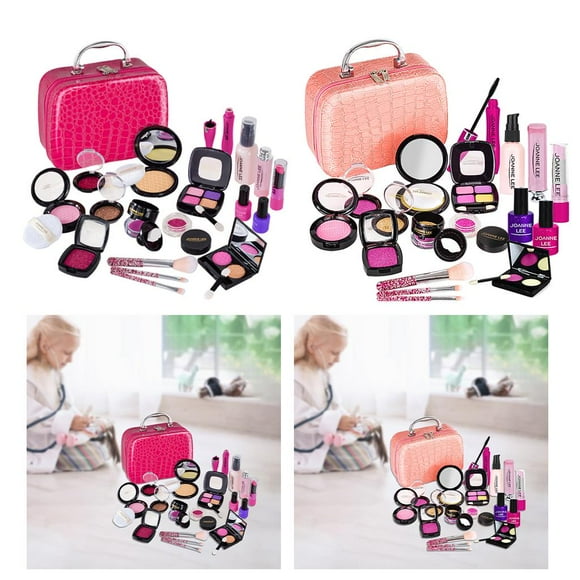 Juego de maquillaje lavable Yotijar con bolsa de cosméticos para niños