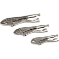 thumbnail image 3 of Stalwart 75-HT3007 Locking Plier Set with Storage Pouch, 3 Piece, 3 of 5