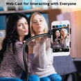 thumbnail image 6 of Webcam Table Stand Webcam Tripod with 25 inch Flexible Arm Gooseneck Mount for Cell Phone 11 Pro XS Max XR X 8 7 6 Plus, 6 of 15