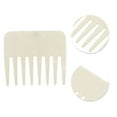 thumbnail image 2 of Unique Bargains 1 Pc Portable Marble Wide Tooth Comb Colorful White Acetate Sheet, 2 of 5