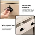 thumbnail image 2 of Masteelf 2 Pcs Pull Handle Hole-free Handle Easy to Install Handle 9.5x4.8cm Black, 2 of 8