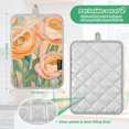 thumbnail image 6 of Yayeee Pot Holders Kitchen Heat Resistant with Pocket 7"x9.8" Cotton Oven Cooking Hot Pads, Abstract Floral Art, 6 of 7