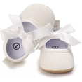 thumbnail image 4 of Baby Girl Shoes Non Slip Soft Sole PU Leather Infant Toddler Mary Jane Flats First Walker Crib Dress Oxford Shoes 3-18 Months, 4 of 7