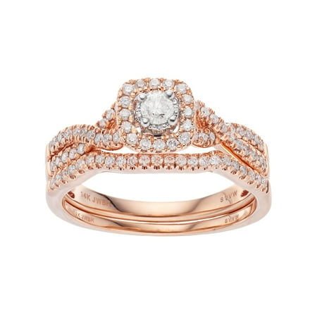 KOHL S Simply Vera  Vera  Wang  14k Rose  Gold  1 2 Carat T W 