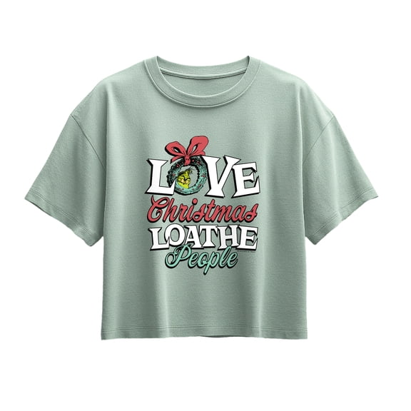 The Grinch - Love Christmas - Youth Girls Boxy T-Shirt