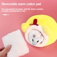 thumbnail image 3 of Cama cueva cálida para animales pequeños, jaula acogedora, camas para casa escondite para ratas y conejillos de indias, 3 of 5