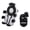 Black White, variant on Mosiee Shockproof Bike Phone Mount for Motorcycle Bicycle with Air Cushion 360 Rotation Black