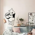 thumbnail image 3 of Cute Winnie The Pooh And Hunny Pooh Bear Pooh Loves Hunny Silhouette Vinyl Sticker Wall Art Decoration Decal For Kids Baby Girl Baby Boy Room Home Room Wall Sticker Decal Size (10x10 inch), 3 of 3