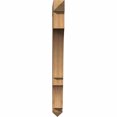thumbnail image 2 of Ekena Millwork 4"W x 32"D x 44"H Balboa Arts & Crafts Rough Sawn Bracket, Western Red Cedar, 2 of 13