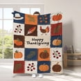 thumbnail image 6 of ShengapQ Autumns Thanksgiving Flannel Throw Blanket, Cute Fall Patterns, Warm Lightweight Cover for Sofa Bed Camping, Decorative Plush Blanket for Fall Decor, 39×28in, 6 of 8