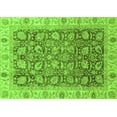 thumbnail image 1 of Ahgly Company Indoor Rectangle Oriental Green Traditional Area Rugs, 7' x 9', 1 of 4