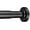Black, variant on Spring tension shower curtain rod, rust proof, adjustable, no need for drilling,