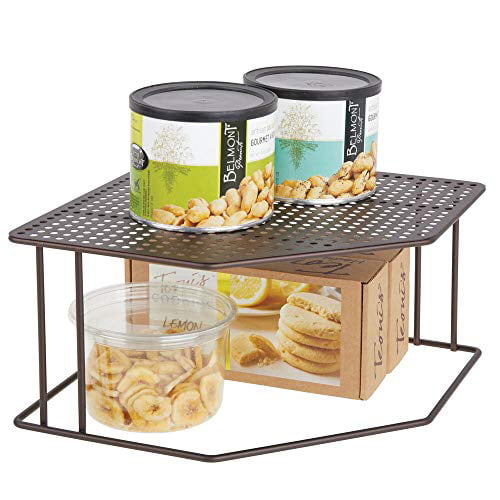 Details about   2-Tier Nesting Table Extendable Stackable Kitchen Cabinet CounterShelf Organizer 