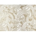 thumbnail image 2 of Zelouf Silky Knit Print W/block Out Foil  , Sewing, DIY, Crafts Fabric by the Yard, 191 Owht/blk, 10 Yard, 2 of 2