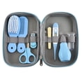 thumbnail image 1 of Kit de aseo para bebés, juego de cuidado de seguridad portátil para bebés con cepillo para el cabello, peine, cortaúñas, aspirador nasal, etc. LingWen 9024715146229, 1 of 5
