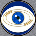 thumbnail image 3 of CafePress - Blue Evil Eye With Gold Accents Sweatshirt - Pullover Hoodie, Classic & Comfortable Hooded Sweatshirt, 3 of 4