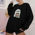 thumbnail image 4 of Enjoytime Fall Clothes for Women Halloween Vintage Ghost Printed Cute Pullover Sweatshirt Casual Loose Winter Long Sleeve Plus Size Tops, 4 of 5