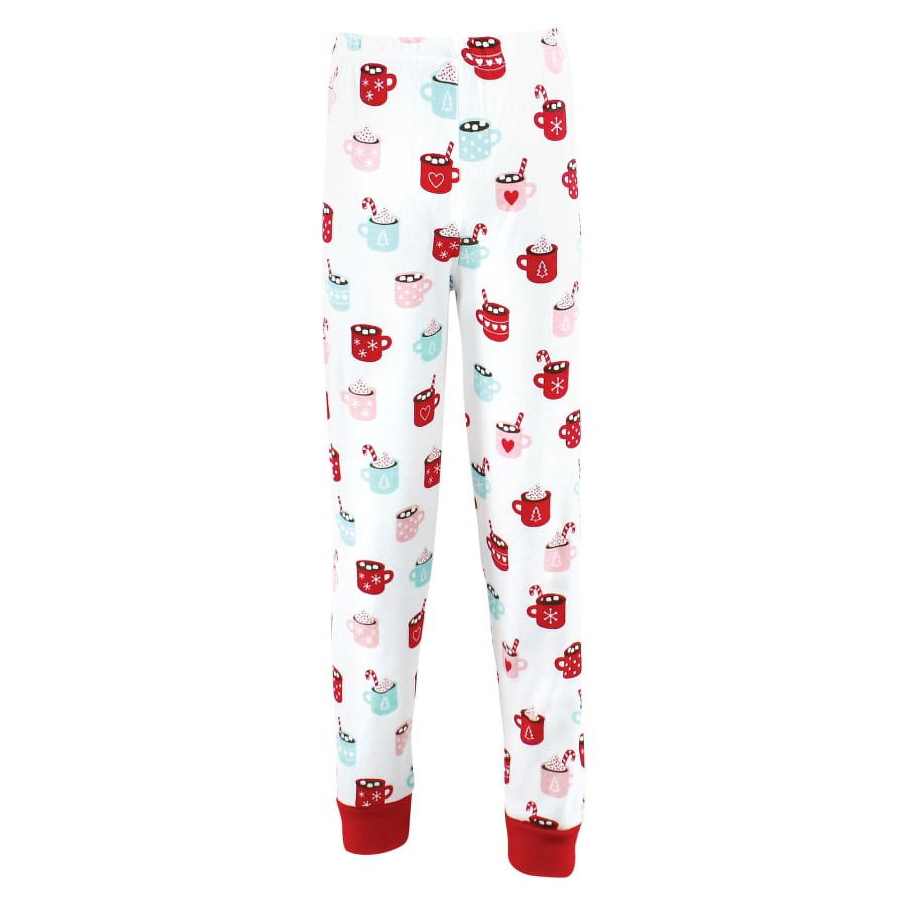 Hudson Baby Child Cotton Pajama Set, Hot Cocoa, 8 Years