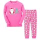 thumbnail image 1 of Pijamas para niños y niñas, conjunto de ropa de algodón con sombrero de Navidad, ropa de dormir larga, 1 of 2