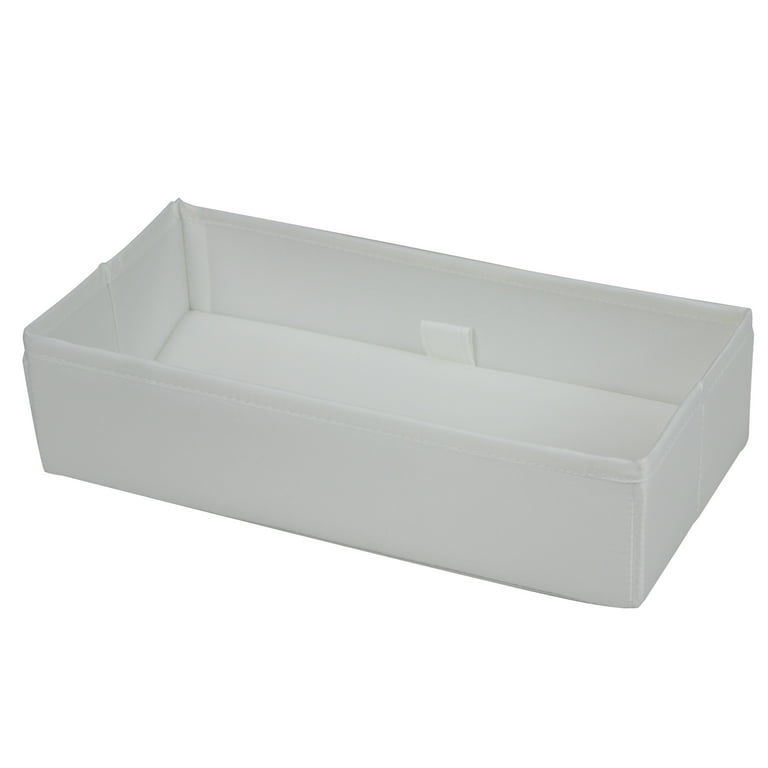 Mainstays White Drawer Organizer Set, 6 Pieces photo 8