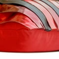 thumbnail image 2 of The HomeCentric Pillow CoverPack of 2 22x22 inch (55x55 cm) Pillow Covers Red Throw Pillow Covers Metallic Leather Sparkly Leather Striped Pillows Cover Faux Leather Square Decorative - Omg Its Red, 2 of 3