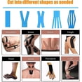 thumbnail image 5 of 2 Rolls Waterproof Breathable Kinesiology Tape, Athletic Elastic Kneepad Muscle Pain Relief Knee Taping, 5 of 5