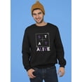 thumbnail image 2 of Stay Alive Tagline Sweatshirt Men -GoatDeals Designs, Male 4X-Large, 2 of 4