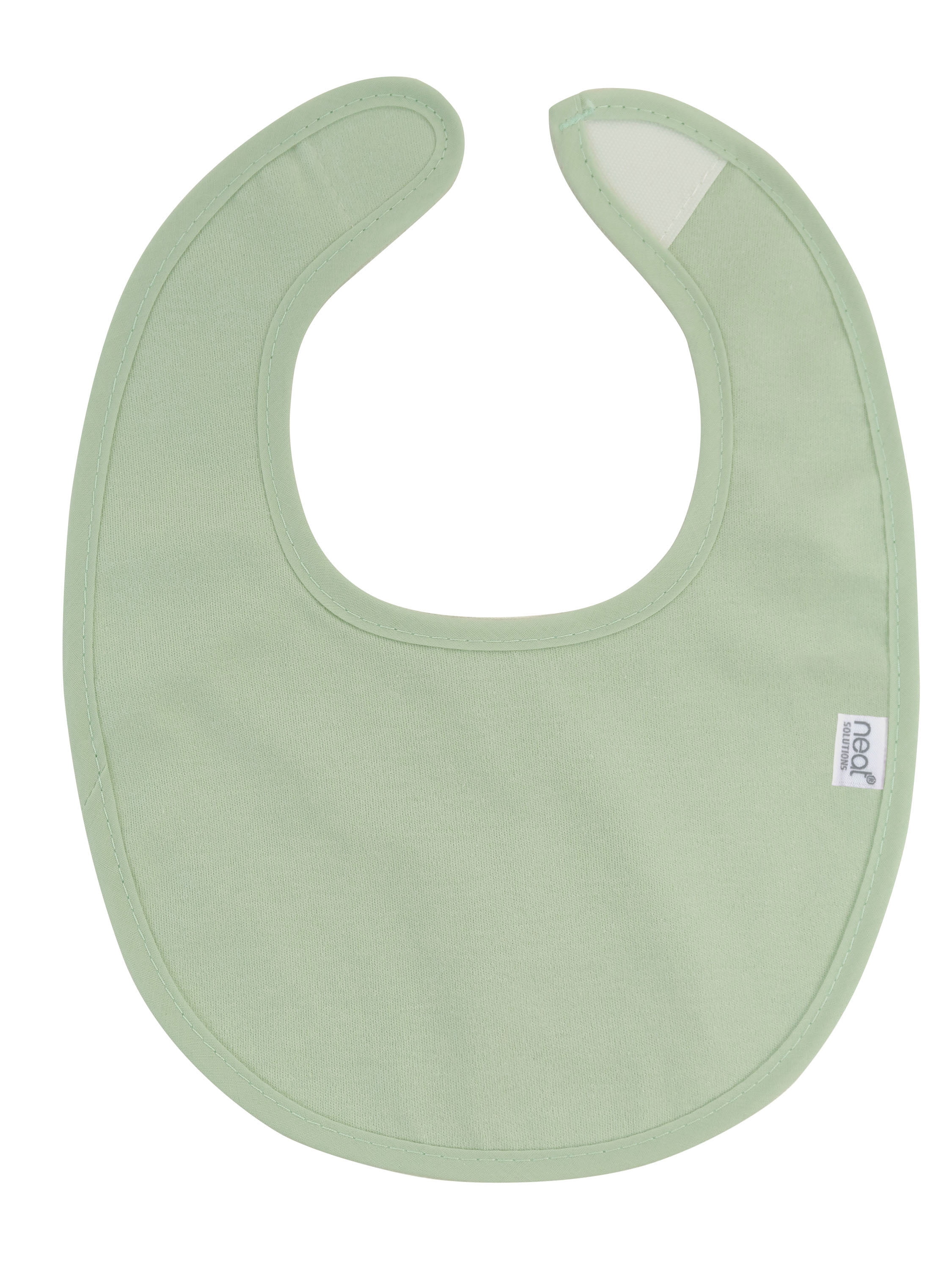 Neat Solutions 3 Pack Girl Print & Solid Infant Milk Bibs