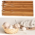 thumbnail image 3 of Inteprter Ganchos de ganchillo con mango más y respetuoso con el medio ambiente, sensación cómoda y duradera, 12 piezas Artesanía, 3 of 6